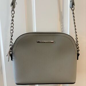 Steve Madden Gray Crossbody Bag with Chain Strap